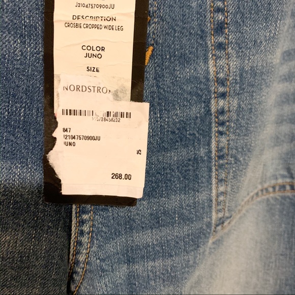 Veronica Beard Crosbie Crop Denim In Juno. - Picture 8 of 8